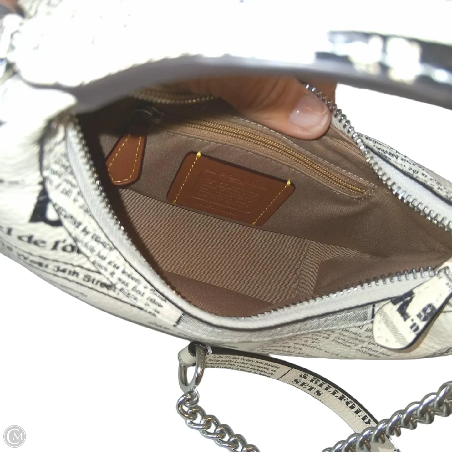 Crossbody Designer By Coach, Size: Small