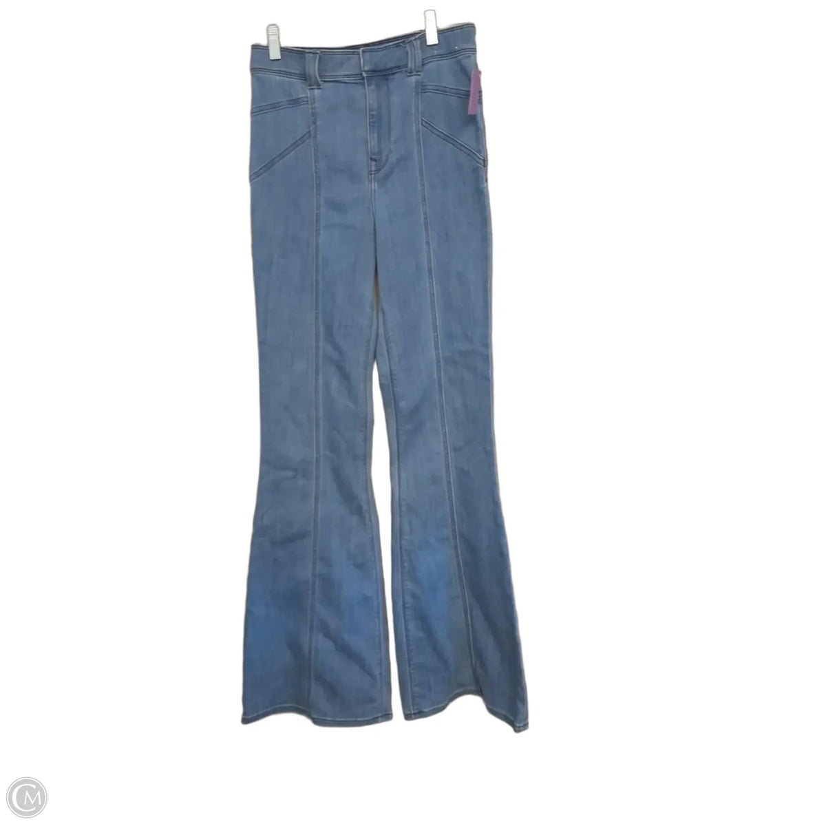 Jeans Flared By Express In Blue Denim, Size: 2