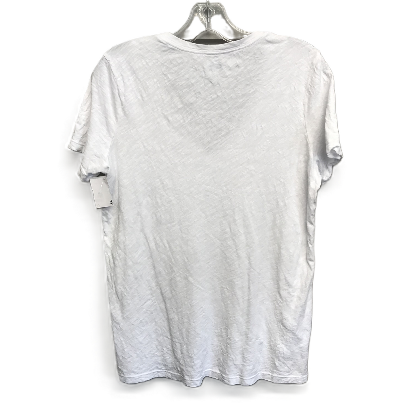 White Top Short Sleeve Basic By Felina, Size: M