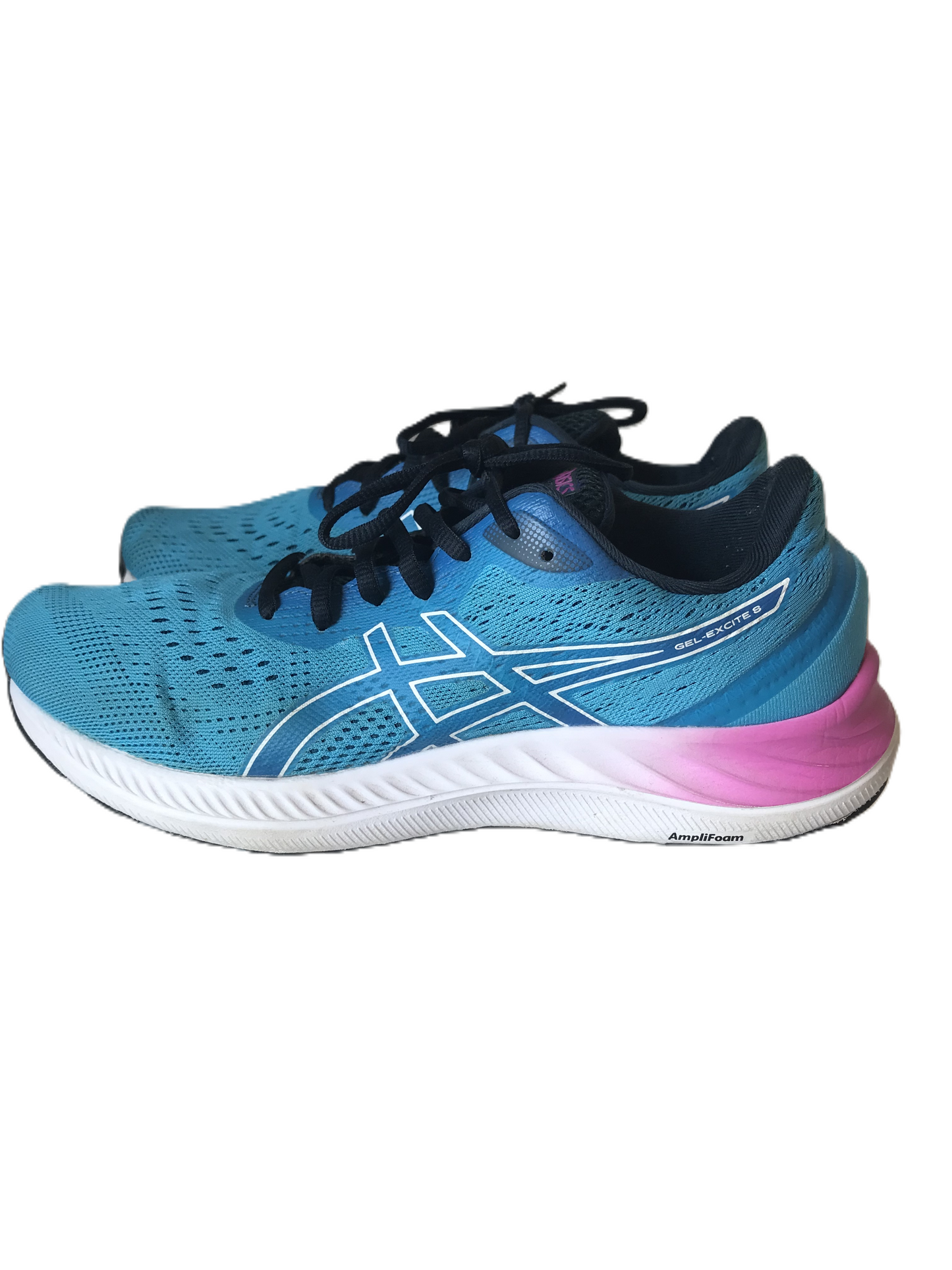Blue Shoes Athletic By Asics, Size: 9.5