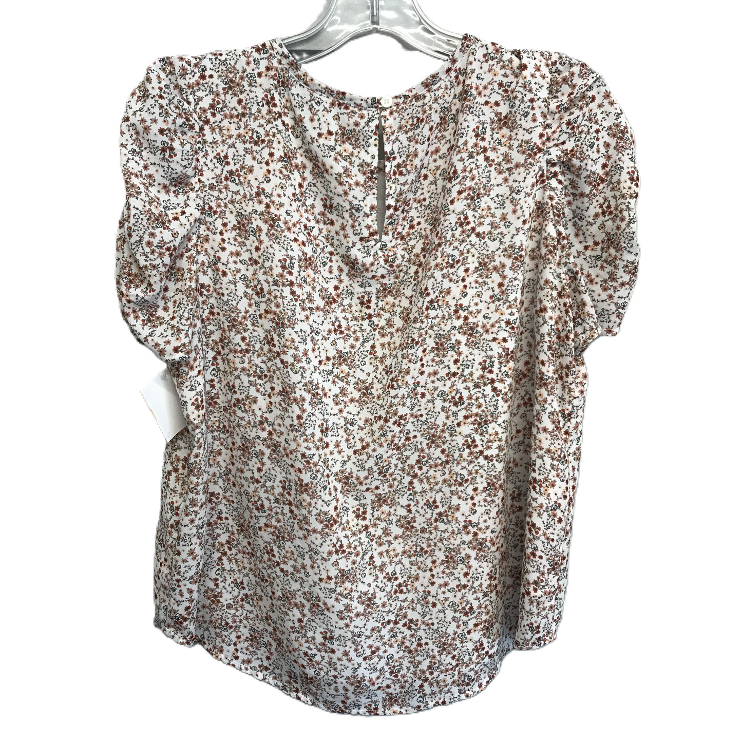 Floral Print Short Sleeve By Fubu, Size: M