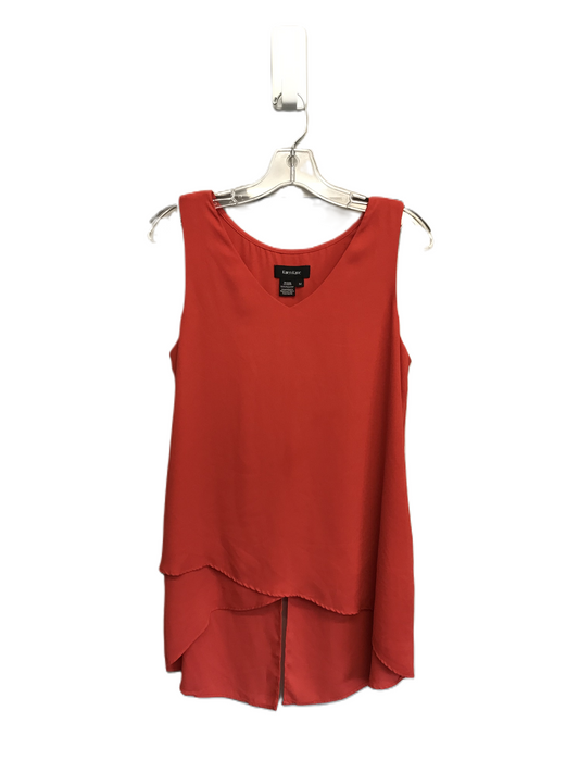Red Top Sleeveless By Karen Kane, Size: M