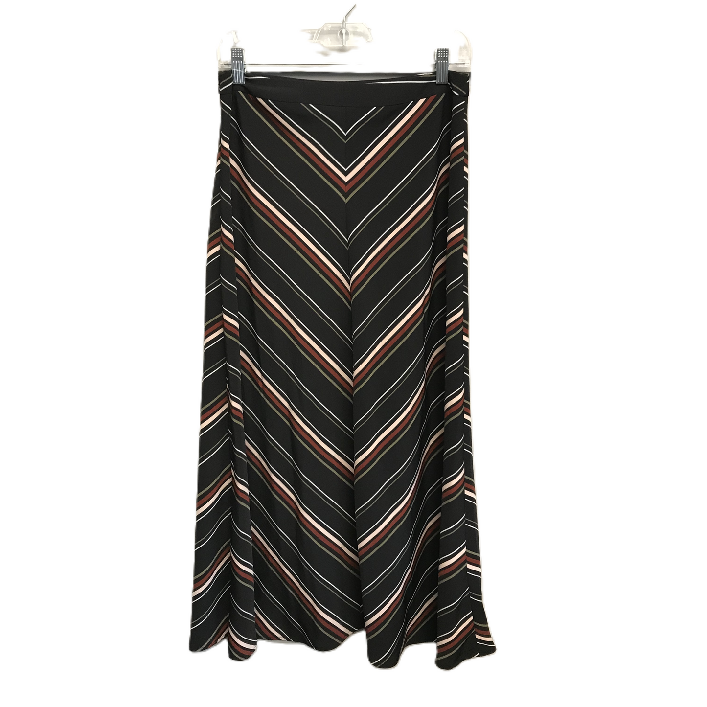 Striped Pattern Skirt Midi By Apt 9, Size: 4