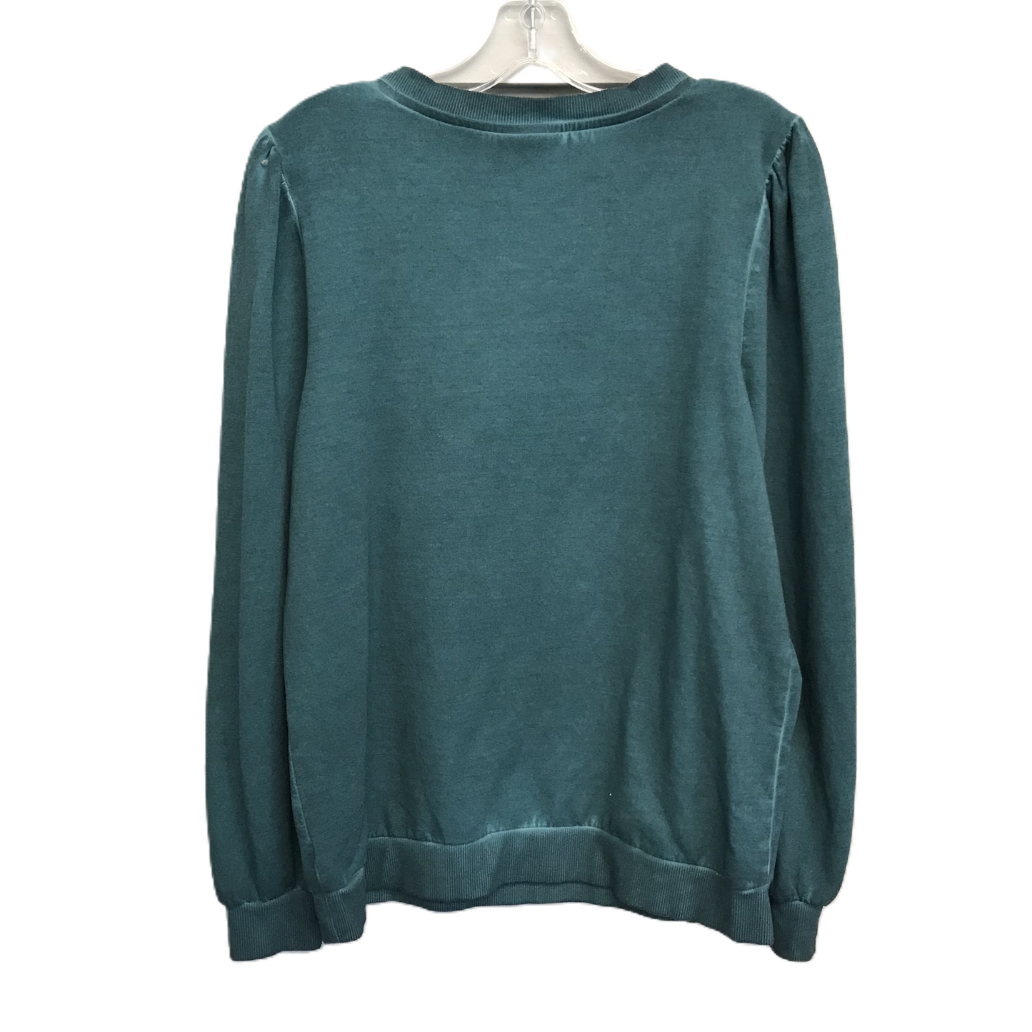 Teal Top Long Sleeve By Knox Rose, Size: M