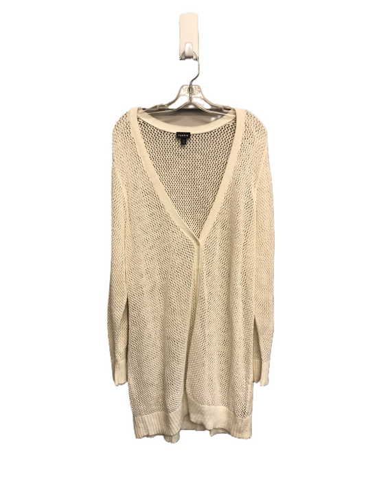 White Sweater Cardigan By Torrid, Size: 4x