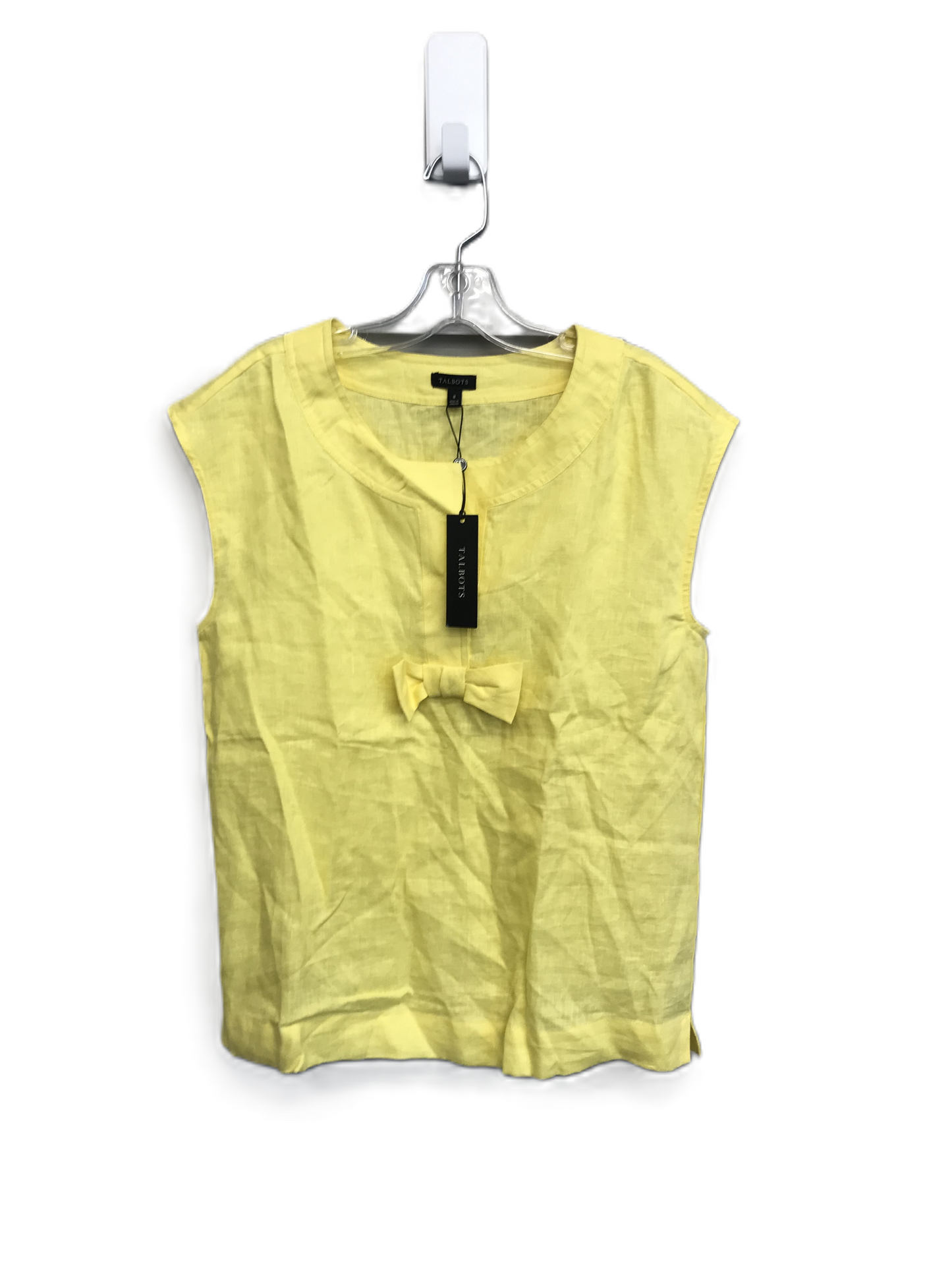 Yellow Top Sleeveless By Talbots, Size: M