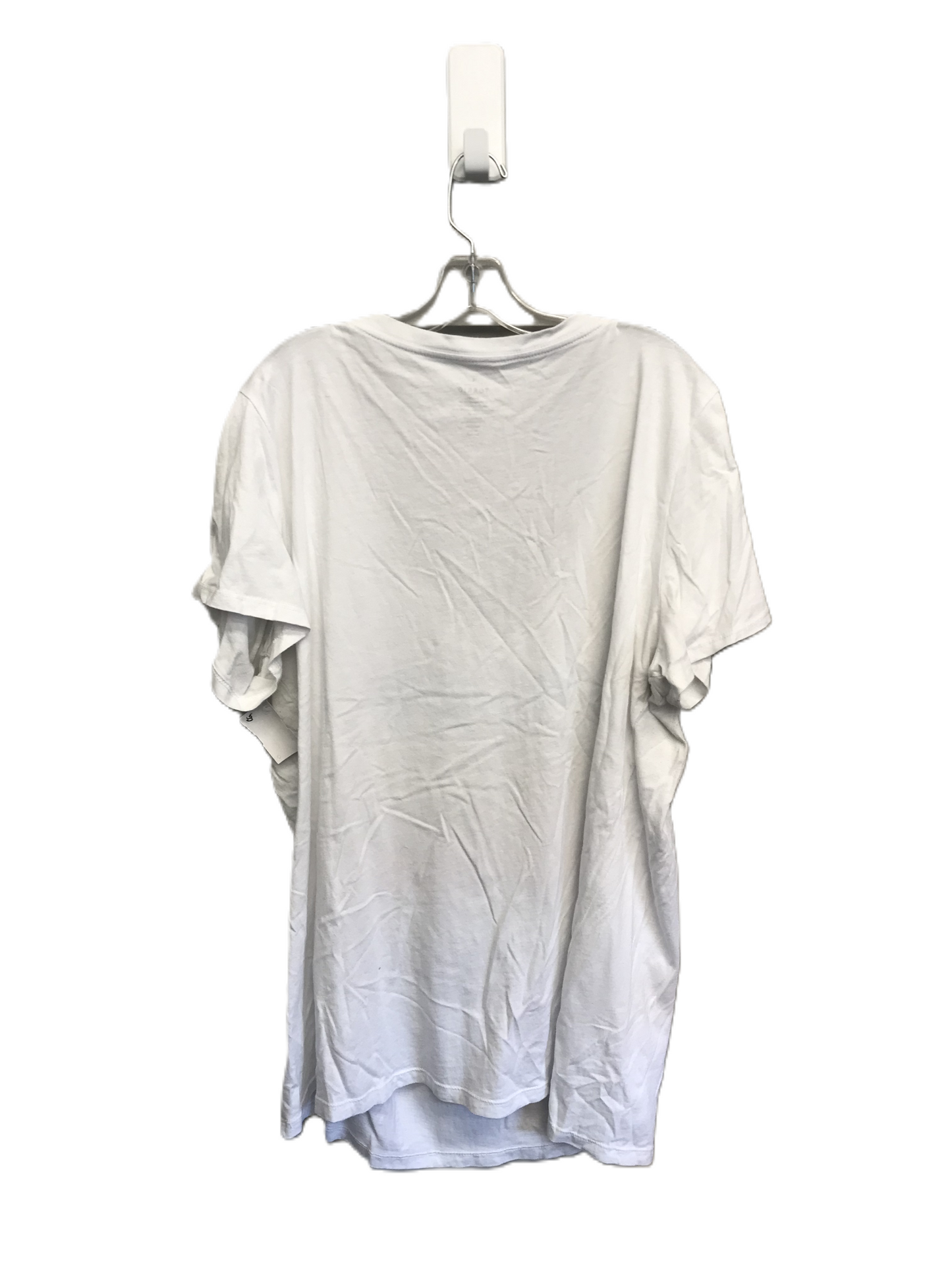 White Top Short Sleeve By Torrid, Size: 2x