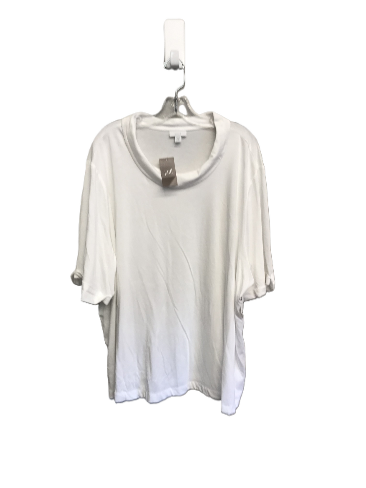 White Top Short Sleeve Basic By Pure Jill, Size: 4x
