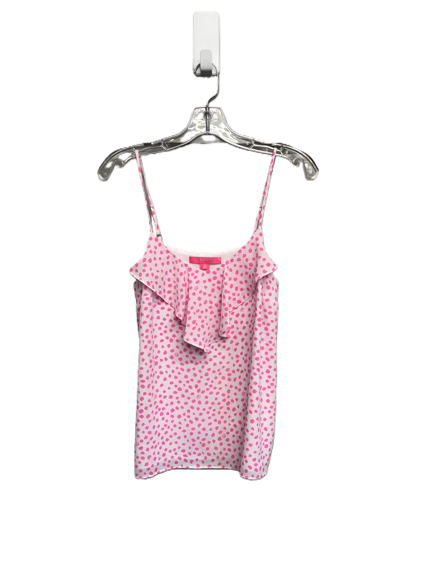 Polkadot Pattern Top Sleeveless By Lilly Pulitzer, Size: Xs