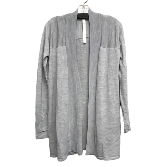 Sweater Cardigan By Lululemon In Grey, Size: S