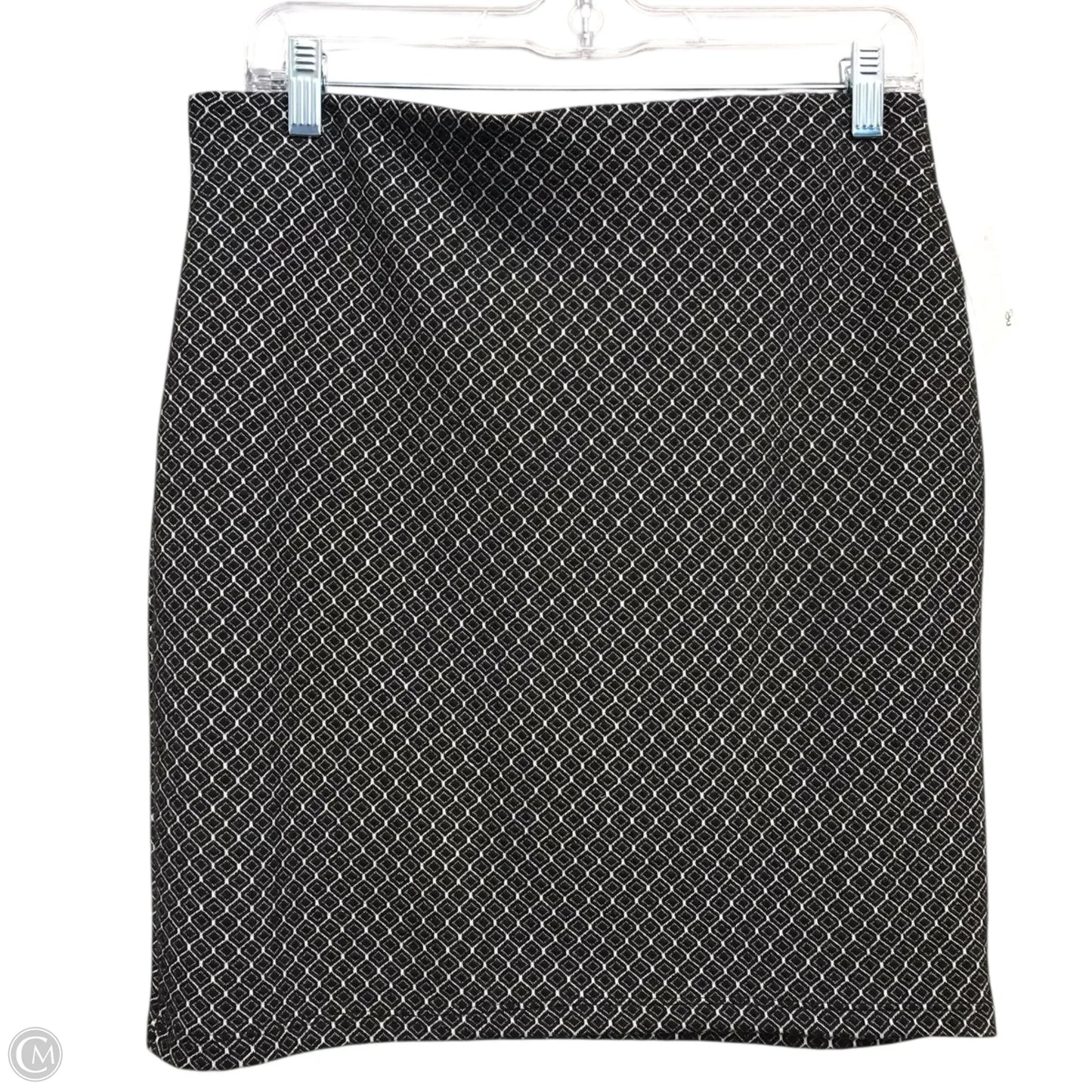 Skirt Mini & Short By Loft In Black & White, Size: 8