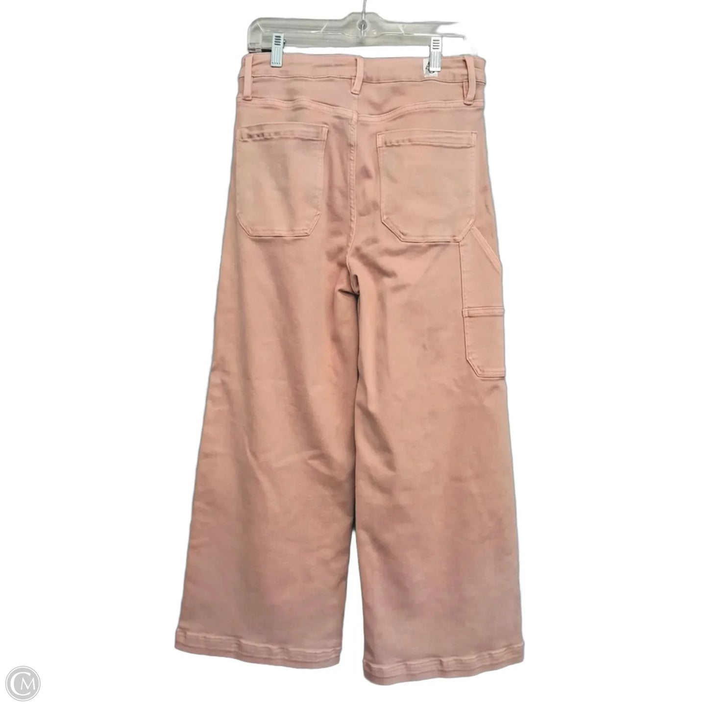 Jeans Wide Leg By Altard State In Pink Denim, Size: 8