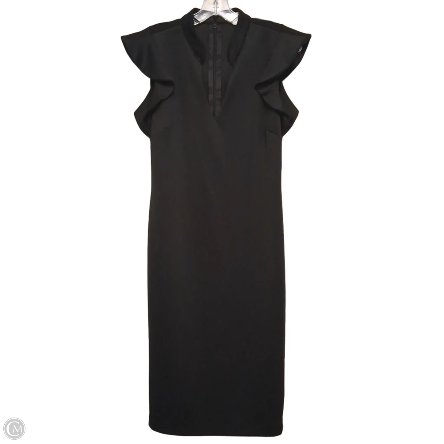 Dress Party Midi By New York And Co In Black, Size: S
