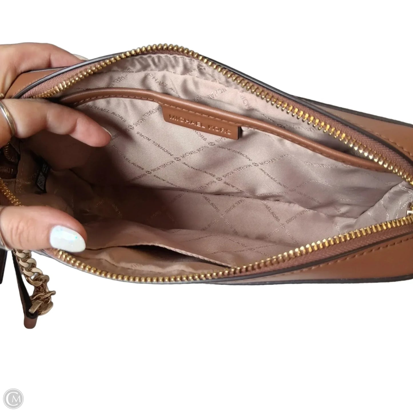 Crossbody Designer By Michael Kors, Size: Medium