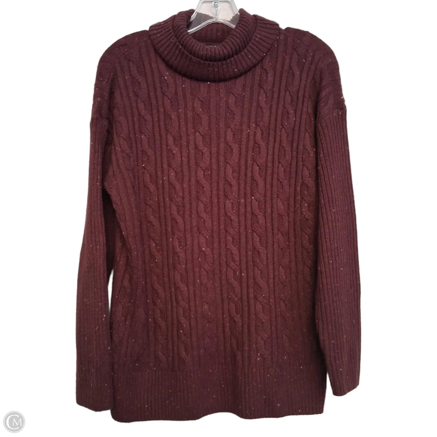 Sweater By Talbots In Maroon, Size: Mp