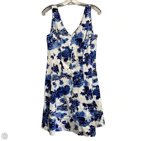 Dress Casual Midi By Chaps In Blue, Size: 10