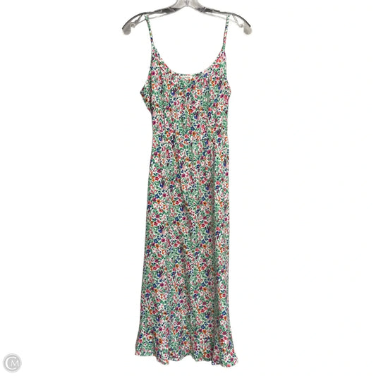 Dress Casual Midi By J. Crew In Floral Print, Size: M