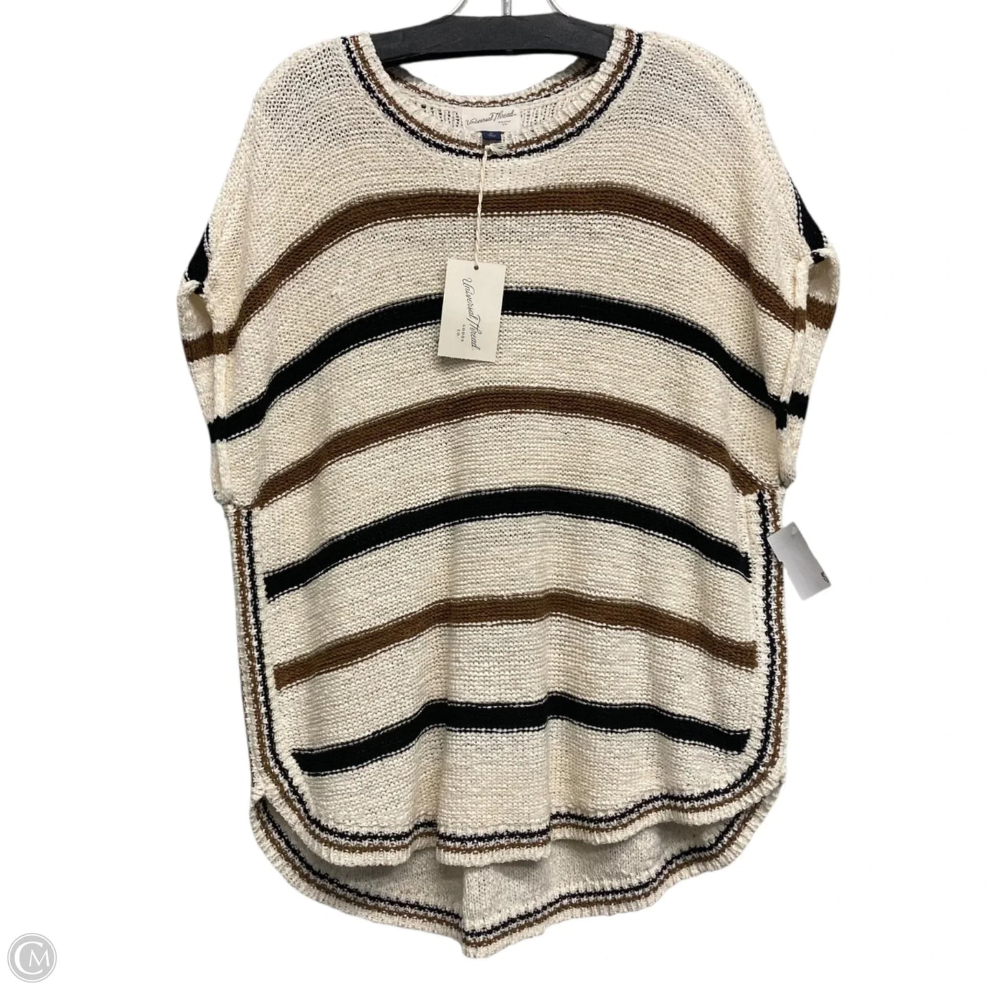 Sweater Short Sleeve By Universal Thread In Cream, Size: Xl