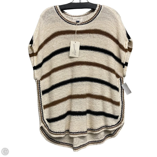 Sweater Short Sleeve By Universal Thread In Cream, Size: Xl