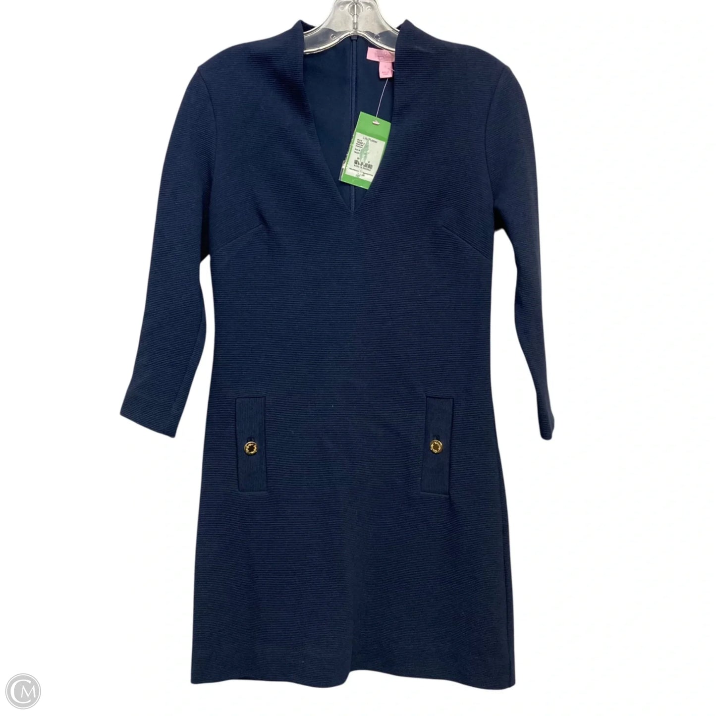 Dress Designer By Lilly Pulitzer In Navy, Size: S