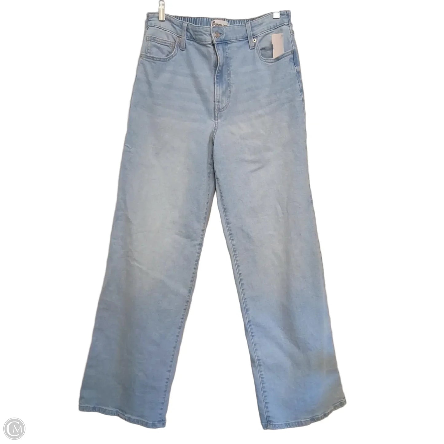 Jeans Wide Leg By No Boundaries In Blue Denim, Size: 16