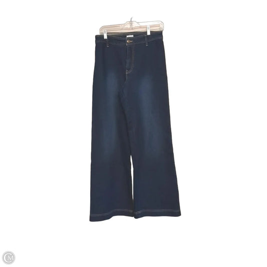 Jeans Wide Leg By Oat In Blue Denim, Size: 0