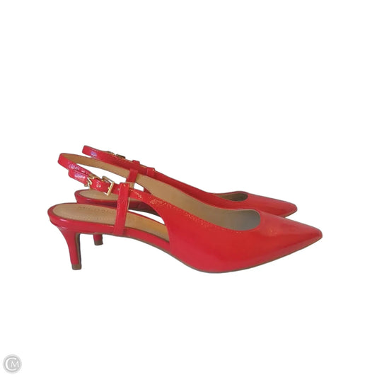 Shoes Designer By Michael Kors In Red, Size: 7.5