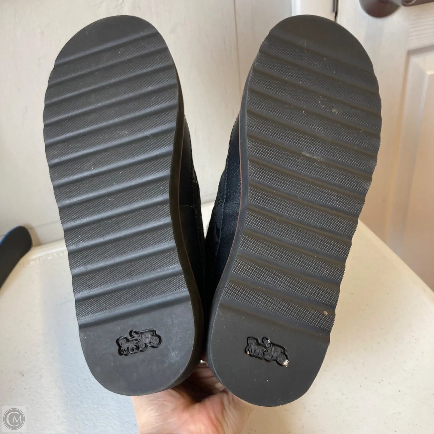 Boots Designer By Coach In Black, Size: 7.5