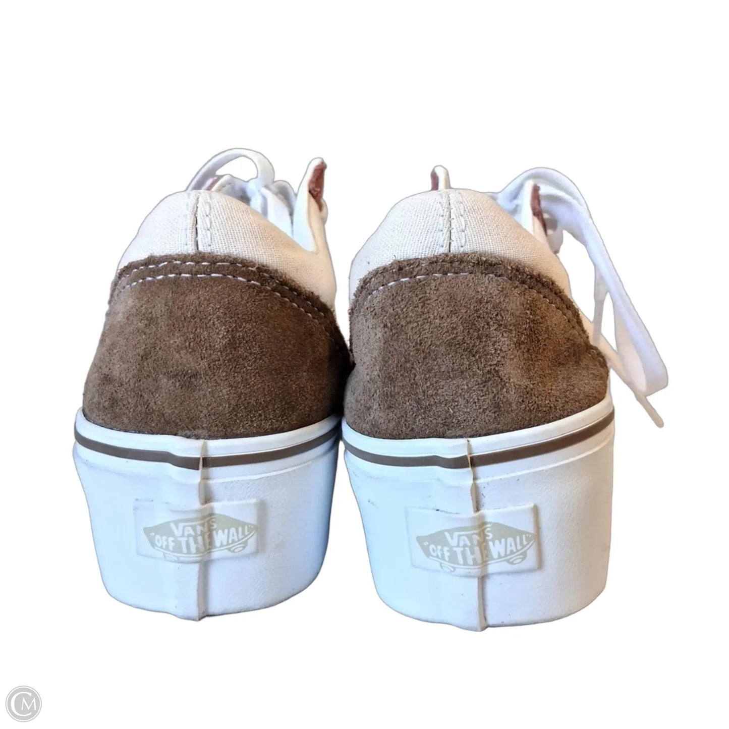Shoes Sneakers By Vans In Pink & Tan, Size: 8