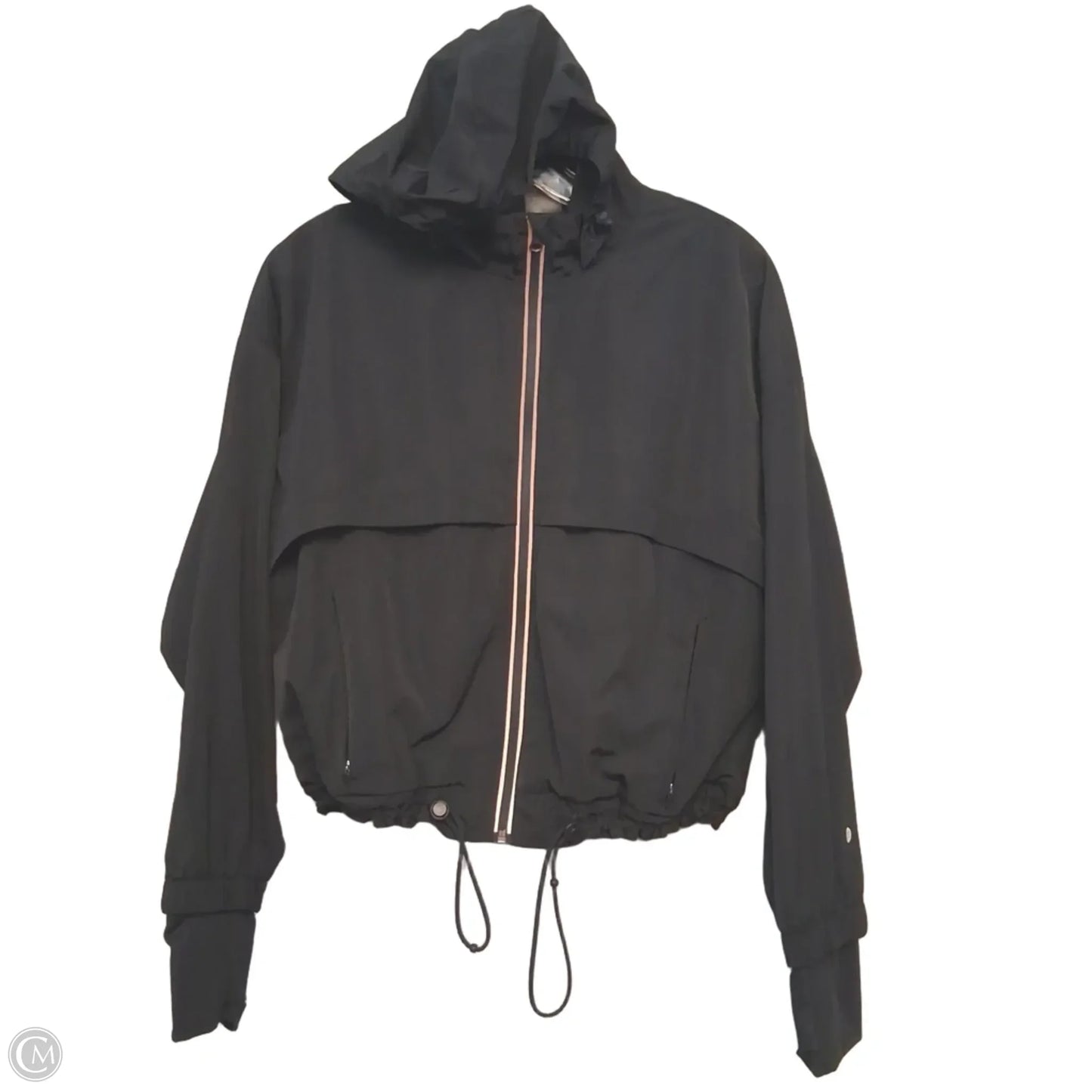 Jacket Windbreaker By Calia In Black, Size: S