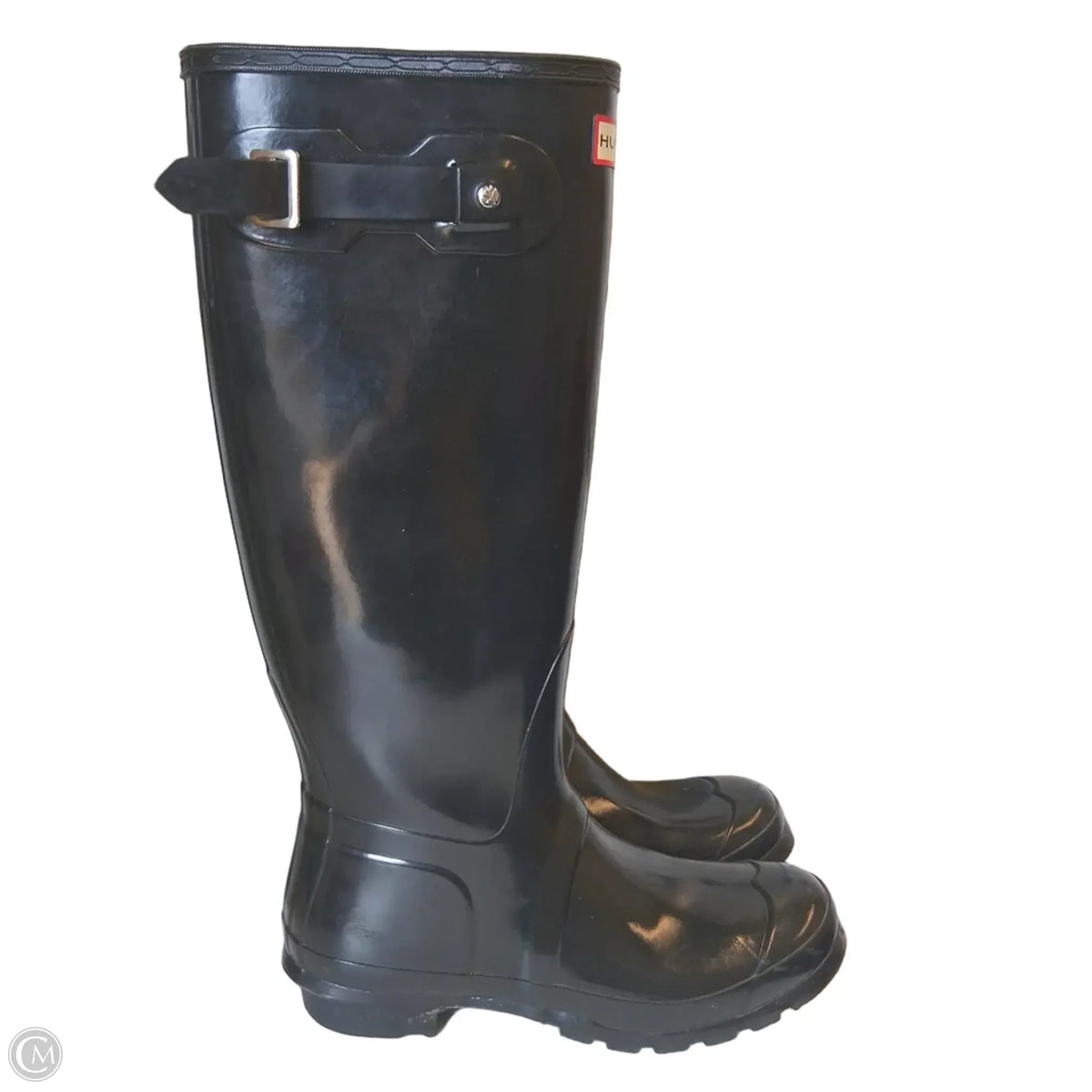 Boots Rain By Hunter In Black, Size: 9