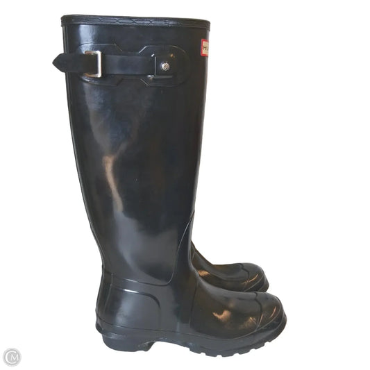 Boots Rain By Hunter In Black, Size: 9