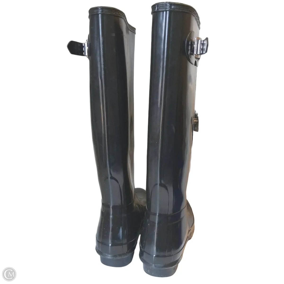 Boots Rain By Hunter In Black, Size: 9