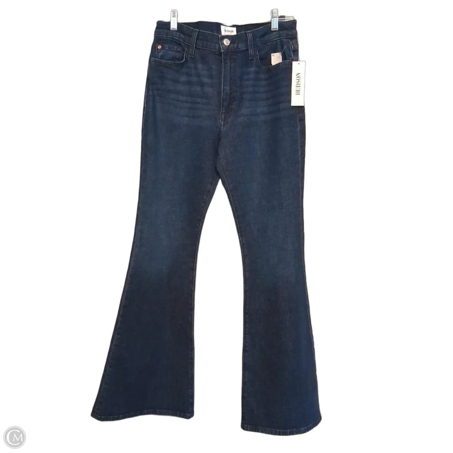 Jeans Wide Leg By Hudson In Blue Denim, Size: 6