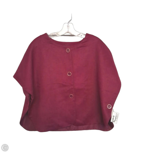 Poncho By Talbots In Purple, Size: L