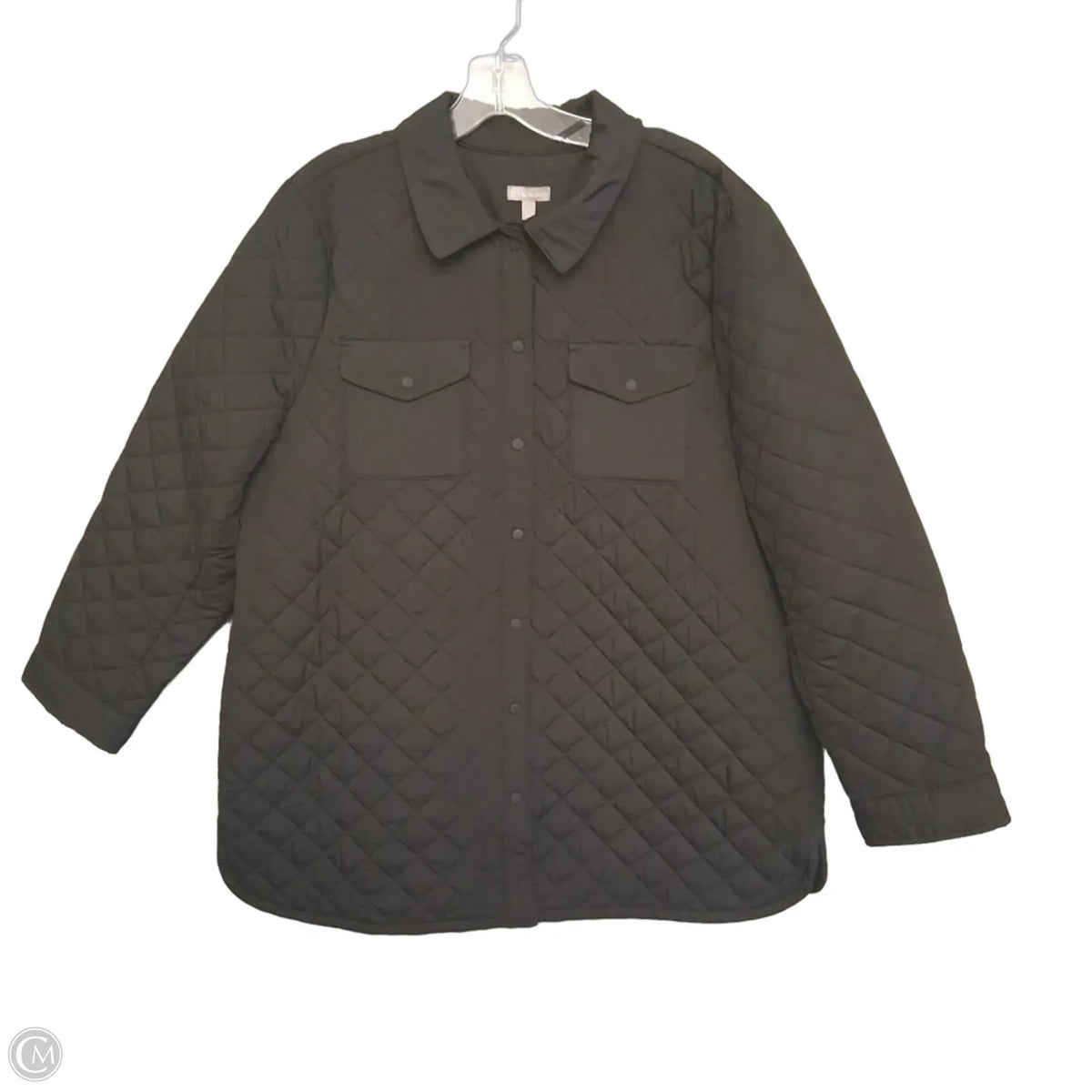 Jacket Puffer & Quilted By Talbots In Black, Size: Xlp