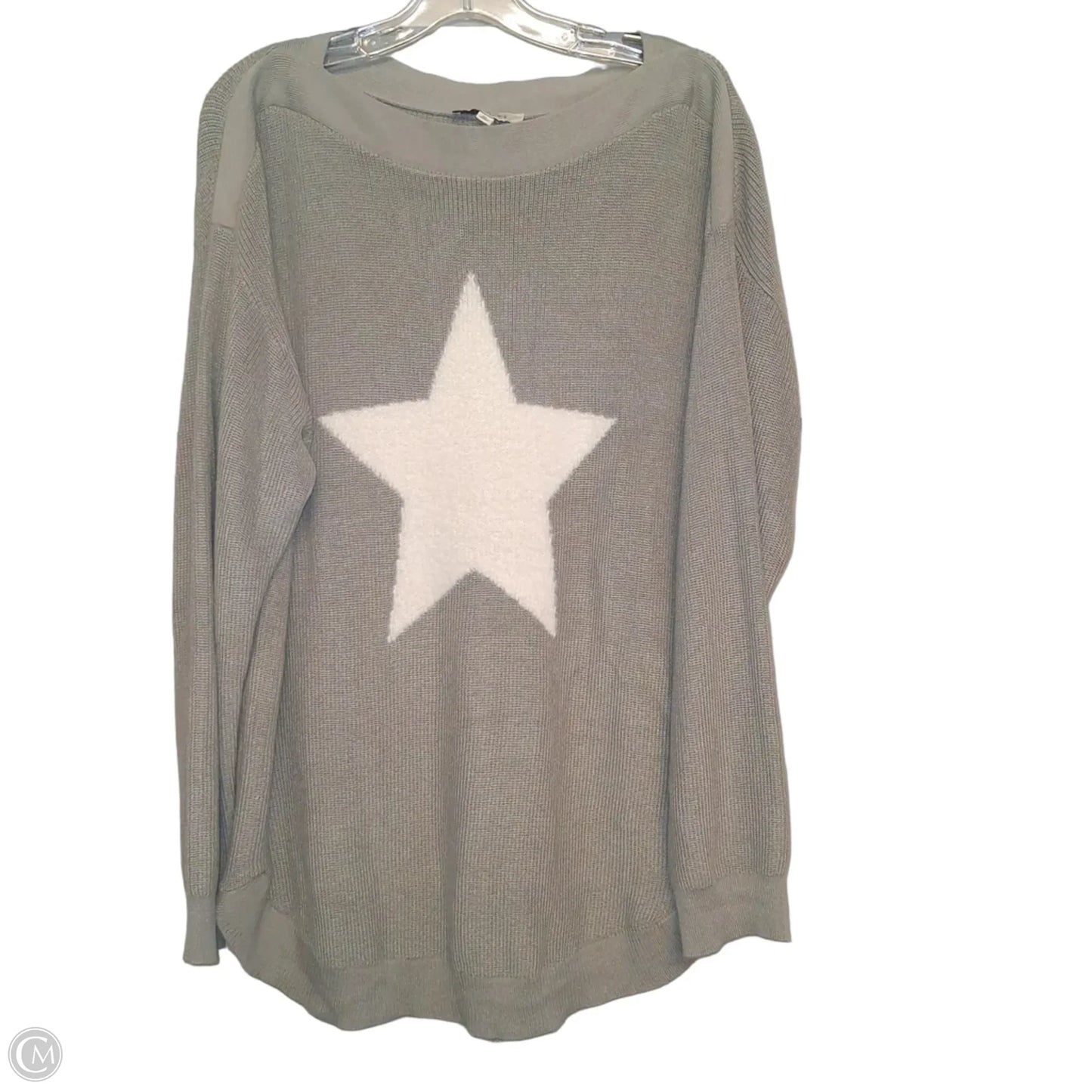 Sweater In Grey, Size: 1x