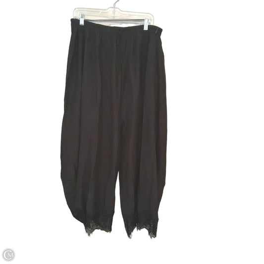 Pants Lounge By Anthropologie In Black, Size: L