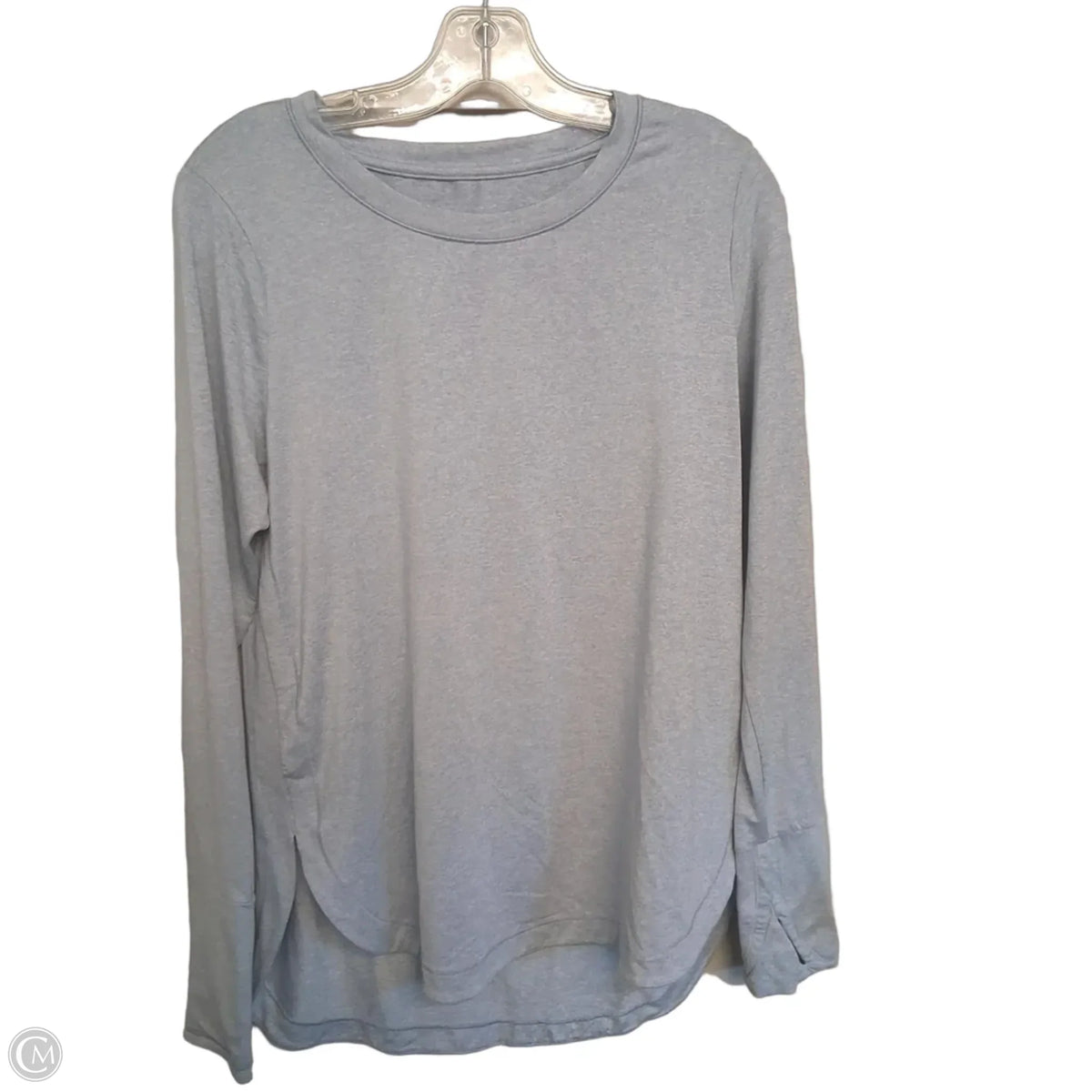 Top Long Sleeve Basic By Athleta In Blue, Size: M
