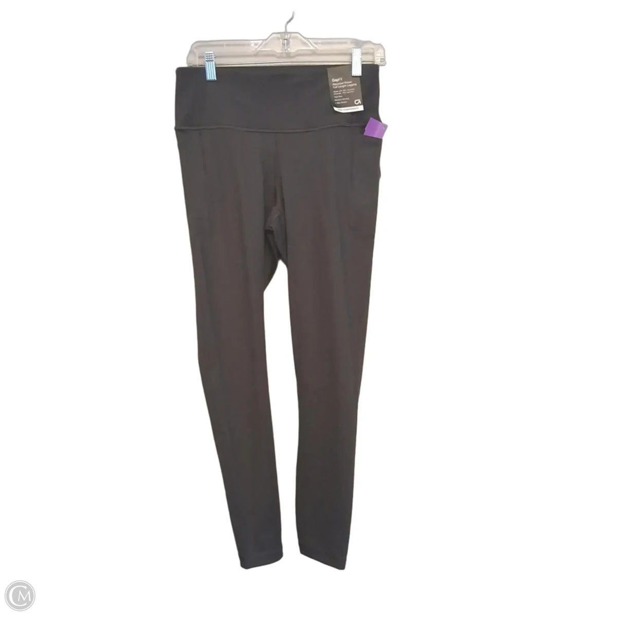 Athletic Leggings By Gapfit In Grey, Size: M
