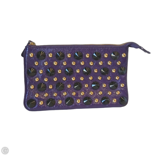 Clutch Leather By Betsey Johnson, Size: Medium