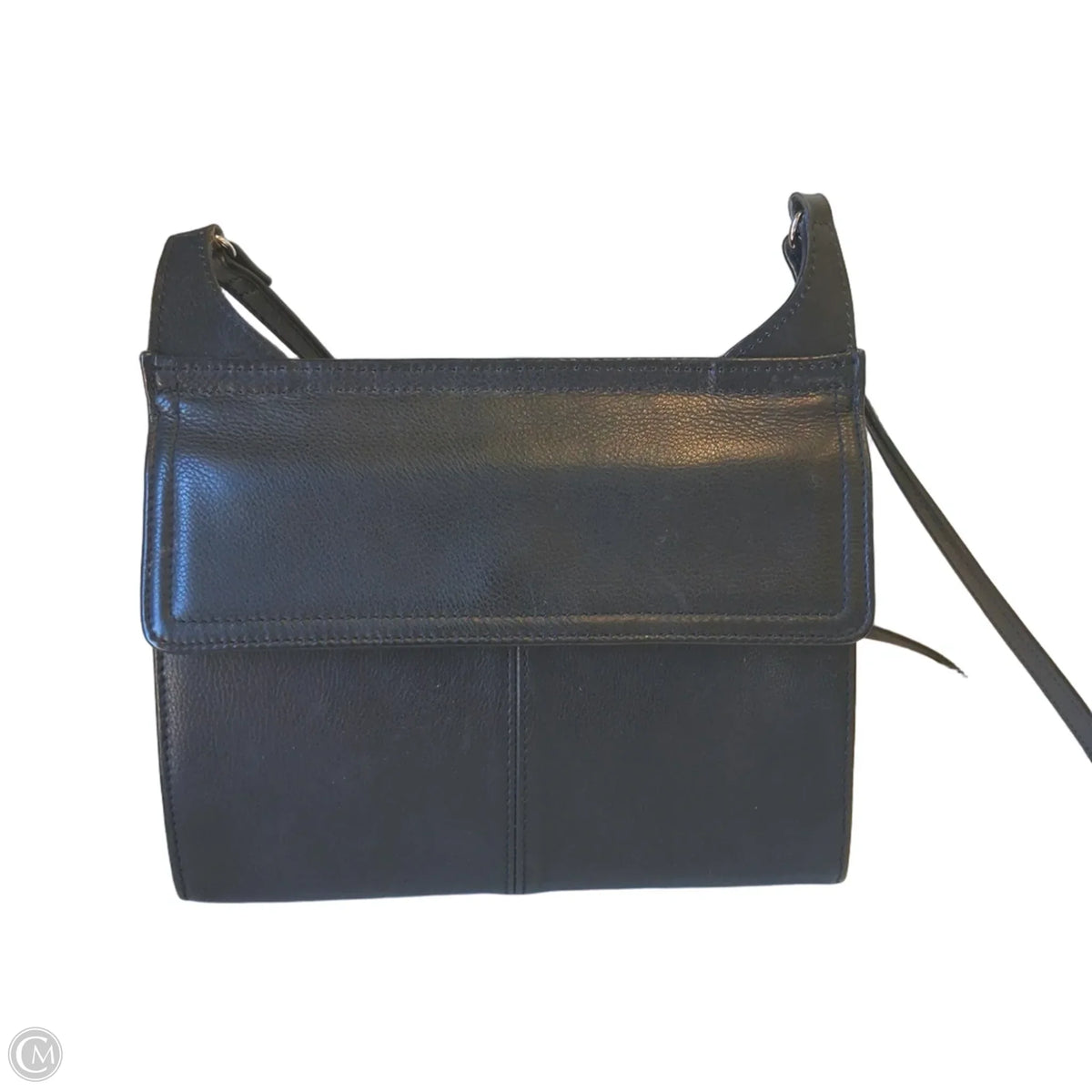 Handbag Leather By Fossil, Size: Small