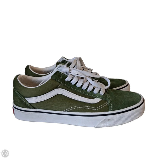 Shoes Sneakers By Vans In Green, Size: 8