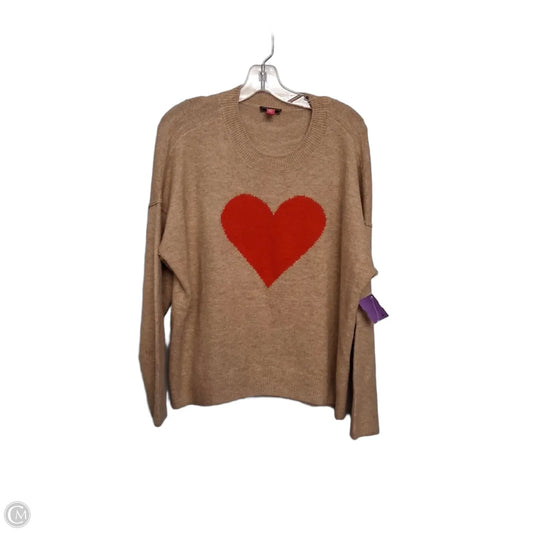 Sweater By Vince Camuto In Tan, Size: M