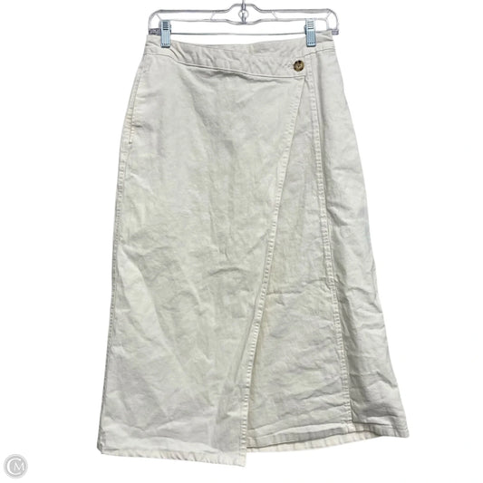 Skirt Midi By Universal Thread In Cream, Size: 2