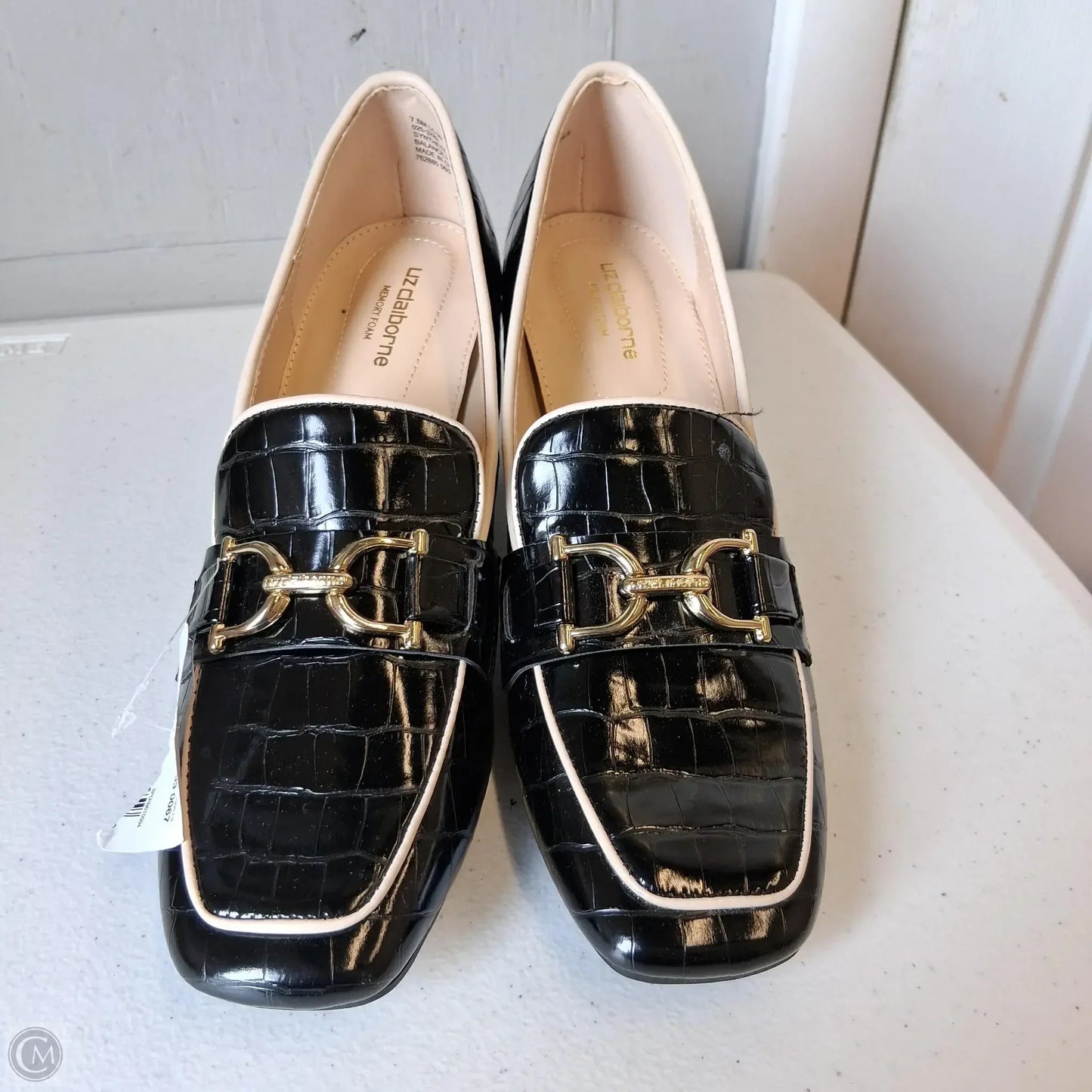 Shoes Heels Block By Liz Claiborne In Black, Size: 7.5