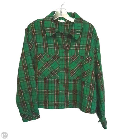 Top Long Sleeve By Geegee In Green, Size: M