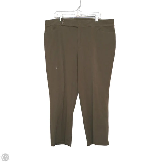 Jeans Wide Leg By Chaps In Green, Size: 20