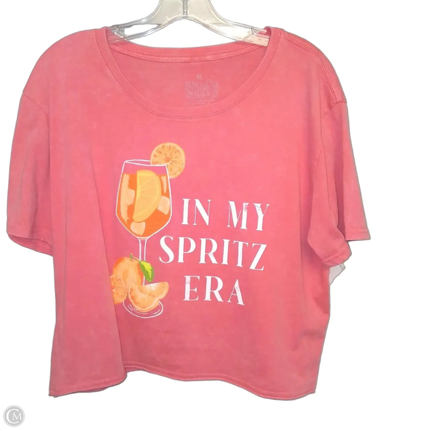 Top Short Sleeve In Pink, Size: Xl