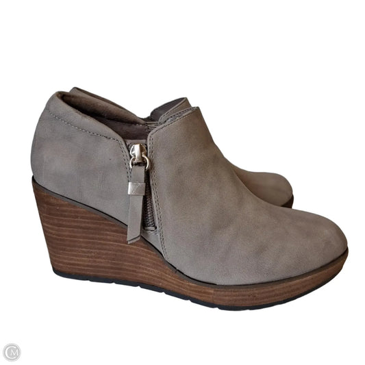 Shoes Heels Wedge By Dr Scholls In Taupe, Size: 6